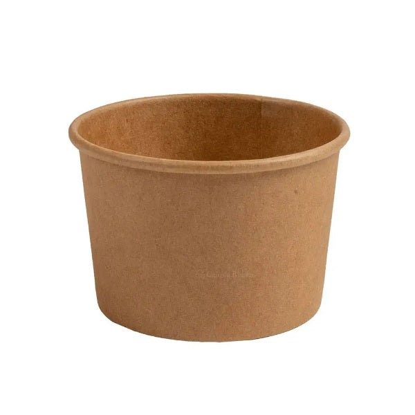 DURA - 4 Oz Kraft Paper Food Container - 50/Pack - Bulk Mart