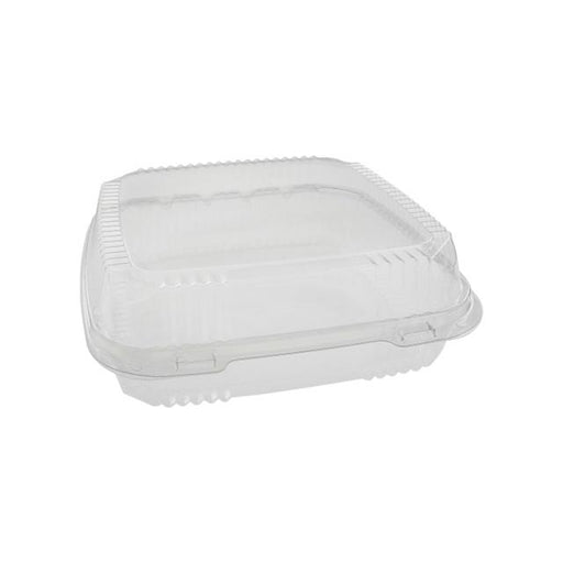 DURA - 9" Large Clear Hinged Container - 200/Case - Bulk Mart