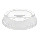 Clear Strawless Sip-Through Lids for 12-24 Oz, 98mm PET - 1000/Case