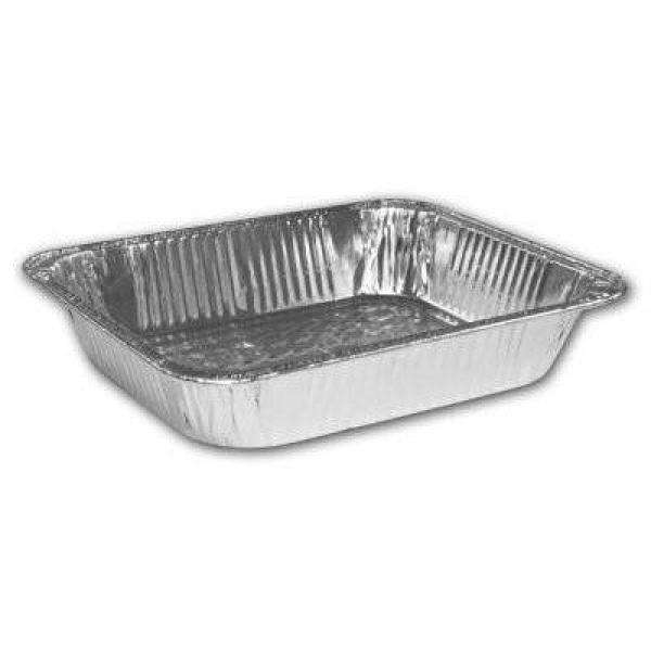 DURA - Half Size Deep Aluminum Foil Steam Table Pan - 10/Pack - Bulk Mart