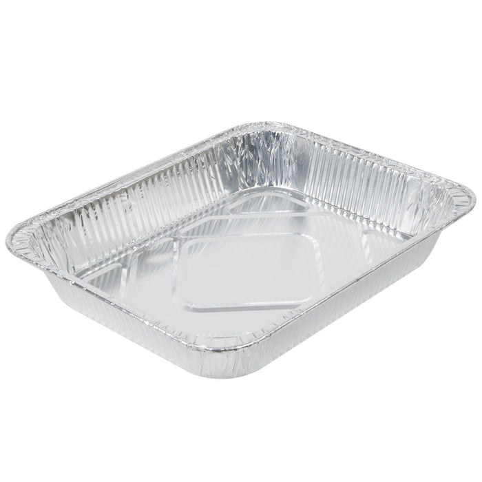 DURA - Half Size Medium Aluminum Foil Steam Table Pan - 10/Pack - Bulk Mart