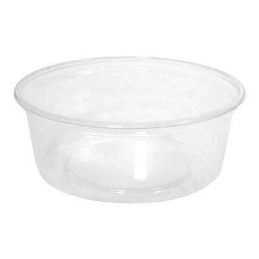 E Hofmann - HT08 - 8 Oz Plastic Deli Container Clear - 500/Case - Bulk Mart