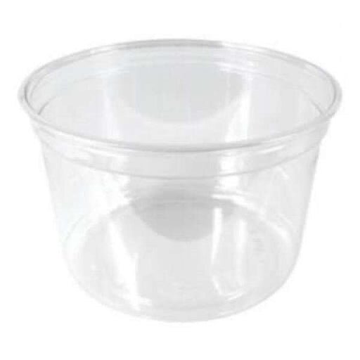 E Hofmann - HT16 - 16 Oz Plastic Deli Container Clear - 500/Case - Bulk Mart