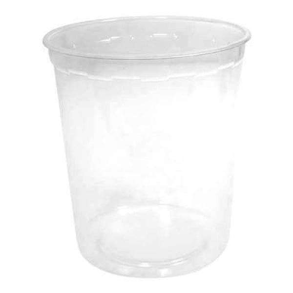 E Hofmann - HT32-B 32 Oz Pineapple Container Clear - 25/Sleeve - Bulk Mart