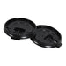 E2E - 10-24 Oz - 90mm Flat Lids Black - 10 x 100 / Case - Bulk Mart