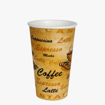 E2E - 16 Oz Hot Paper Cups Printed - 20 x 50 / Case - Bulk Mart