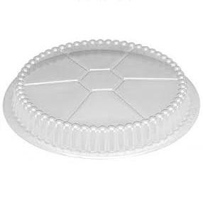 Ecopax - L8 - 8" Round Clear Plastic Dome Lid for 8" Foil Container - 500/Case - Bulk Mart