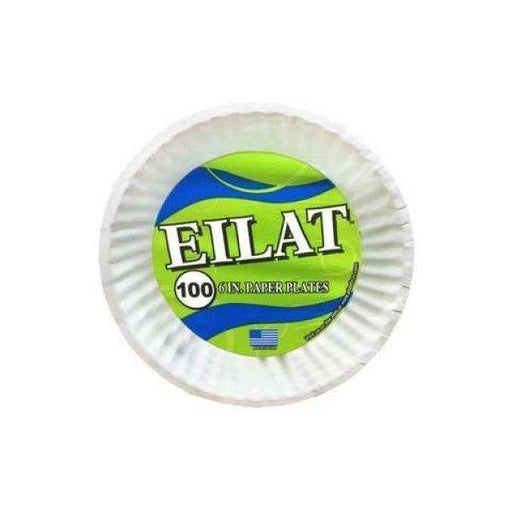 Eilat - 6" Uncoated Snack Paper Plates - 1000 / Case - Bulk Mart