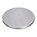 Enjay - 10" Round x 1/4" Thick Silver Cake Board - 24 / Case - Bulk Mart