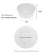 Enjay - 1.25" x 7/8" x 3" White Mini Baking Cup - 20 x 500Pcs/Case - Bulk Mart