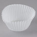 Enjay - 2" x 1.25" x 4.5" White Baking Cup - 20 x 500/Case - Bulk Mart