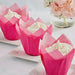 Enjay - 2" x 3.25" Pink Tulip Baking Cup - 100/Pack - Bulk Mart