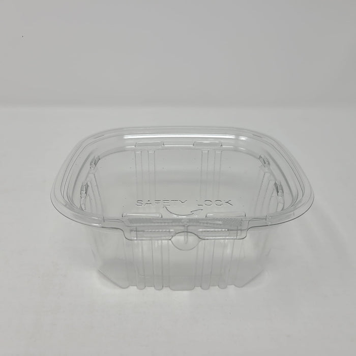 Galaxy - 12 Oz Crystal Seal Temper Evident Clear Container With Flat Lid - 50/Pack - Bulk Mart