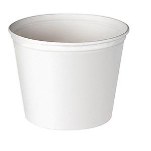 Genpak - 10LBHD - 10 Lb Plain Bucket With Lid Combo Set - 125/Case - Bulk Mart