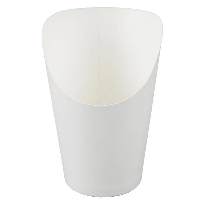 Genpak - 12FF - 7 Oz Medium French Fry Container White - 50 / Pack - Bulk Mart