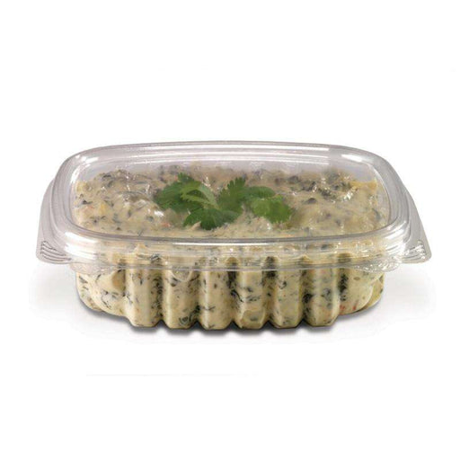 Genpak - Ad08- 8 Oz Clear Hinged Deli Container - 200/Case - Bulk Mart