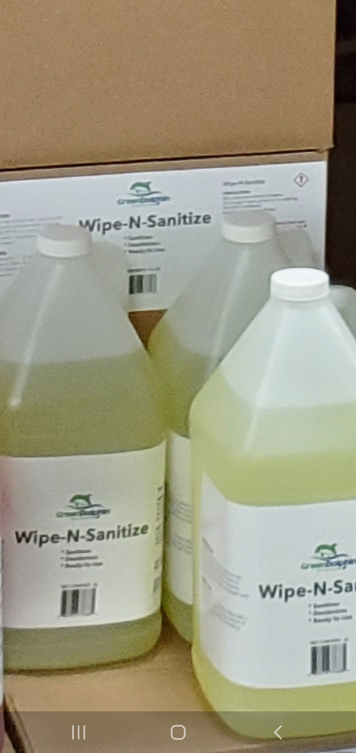 Green Dolphin - Wipe n Sanitize - 4 L - Bulk Mart