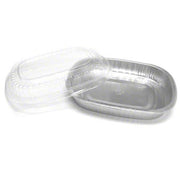 HFA Gourmet To Go - 52 Oz Medium Entree Container Silver Combo -50/Case - Bulk Mart