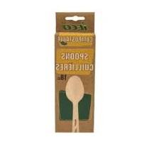 IECO - Compostable CPLA Teaspoon White - 18 / Pack - Bulk Mart