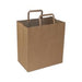 Kraft - 11" x 6.75" x 12" Kraft Paper Bag With Handle - 250/Case - Bulk Mart