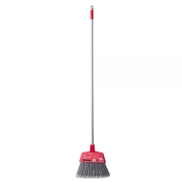 Liao - Angle Lobby Broom 9" Plastic Head Metal Handle - Each - Bulk Mart