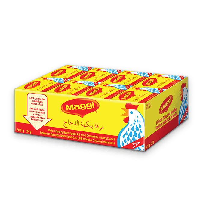 Maggi - Chicken Flavoured Bouillon - 24 x 21 g - Bulk Mart