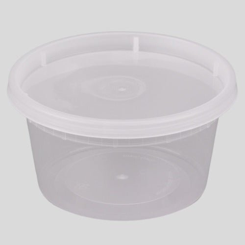 Maple Leaf - H2812 - 12 Oz Clear Microwavable Deli Container - 500/Case - Bulk Mart