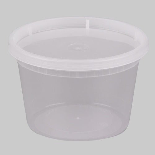 Maple Leaf - H2816 - 16 Oz Clear Microwavable Deli Container - 500/Case - Bulk Mart