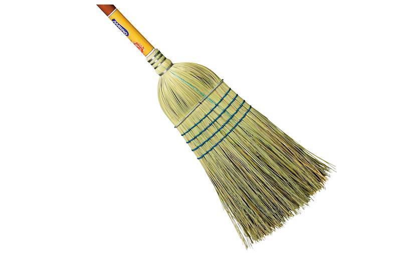 Marino 4 Strings 1 Wire Industrial Corn Broom - Bulk Mart