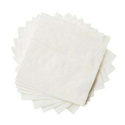 MC - 1 Ply 1/4 Fold White Beverage / Cocktail Napkins - 500/Pack - Bulk Mart