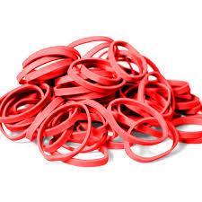 MC - #12 Rubber Bands 1.625" Red / Natural - 1 Lb / Pack - Bulk Mart