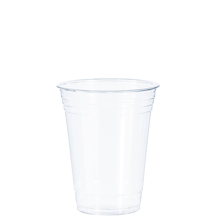 MC - 16 Oz Ultra Clear PET Plastic Cold Cup - 50 Pack - Bulk Mart