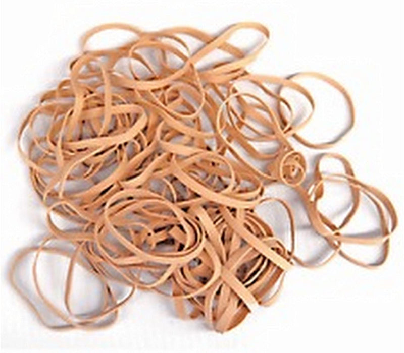 MC - #16 Rubber Bands 2.5" Red / Natural - 1 Lb / Pack - Bulk Mart