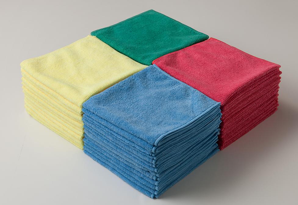 MC - 16"x 16" Microfiber Cloth - 25 / Pack - Bulk Mart