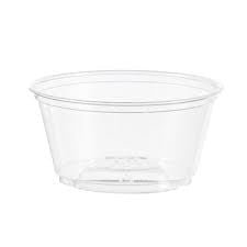 MC - 2 Oz Clear Plastic Portion Cup - 100/Pack - Bulk Mart