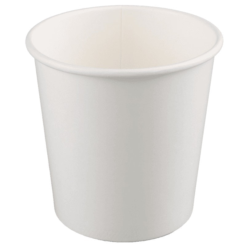 MC - 24 Oz White Paper Soup Cup - 25/Pack - Bulk Mart