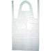 MC - 28" x 46" Poly Aprons White - 100 / Pack - Bulk Mart