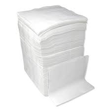 MC - 30cm x 30cm White 1 Ply Lunch Napkin- 6000/Case - Bulk Mart