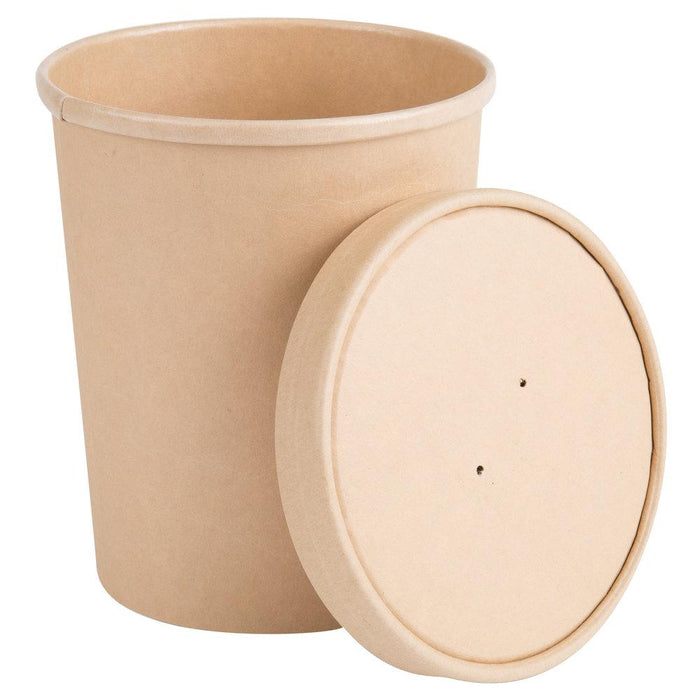 MC - 32 Oz Kraft Paper Soup Container - 500/Case - Bulk Mart