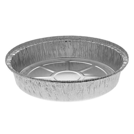 MC - 8" Round Heavy Aluminum Foil Takeout container - 500/Case - Bulk Mart