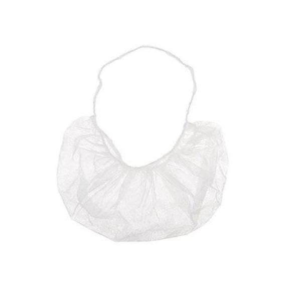 MC - Beard Cover White - 10 x 100/Pack - Bulk Mart