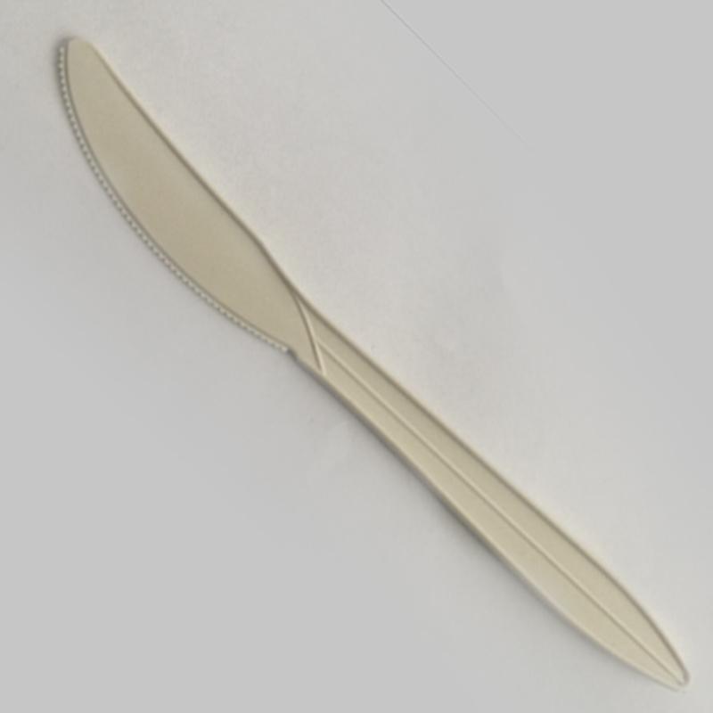 MC - Bio-Based Compostable Knife Natural Color - 1000/Case - Bulk Mart