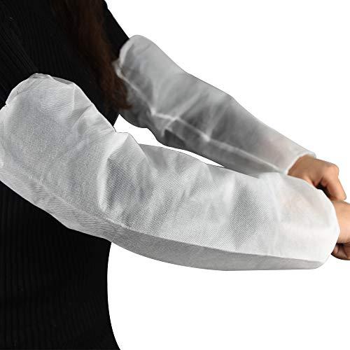 MC - Disposable Sleeve Cover Non-Woven Blue/White - 100/Pack - Bulk Mart