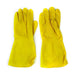 MC - Extra Large Cleaning Gloves Yellow Q-Grip - 12 Pairs - Bulk Mart