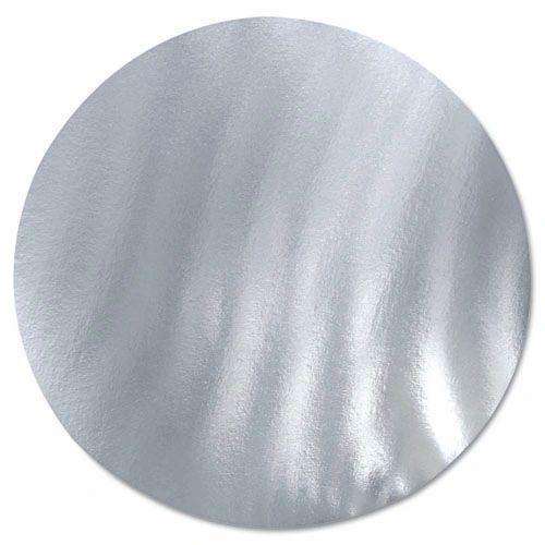 MC - Foil Laminated Board Lid for 7" Round Aluminum Containers - 500/Case - Bulk Mart