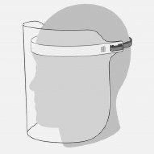 MC - Front Line Medical Face Shield Clear - Each - Bulk Mart