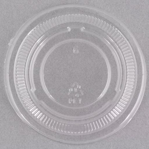 MC - Lids For 2 Oz Plastic Portion Cup Clear - 2000 / Case - Bulk Mart