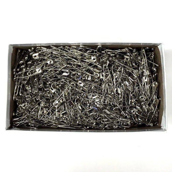 MC - Safety Pins #1 Silver 1-1/16" - 1440 / Box - Bulk Mart