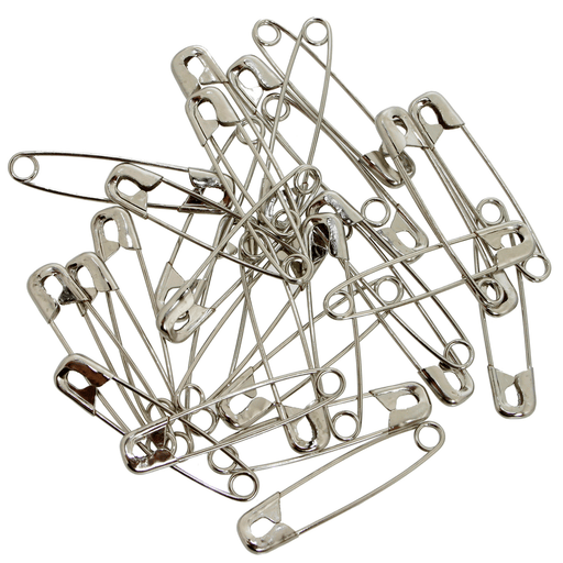 MC - Safety Pins #1 Silver 1-1/16" - 1440 / Box - Bulk Mart