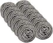 MC - Stainless Steel Scrub Scouring Pad Large 80 G - 12/Pack - Bulk Mart